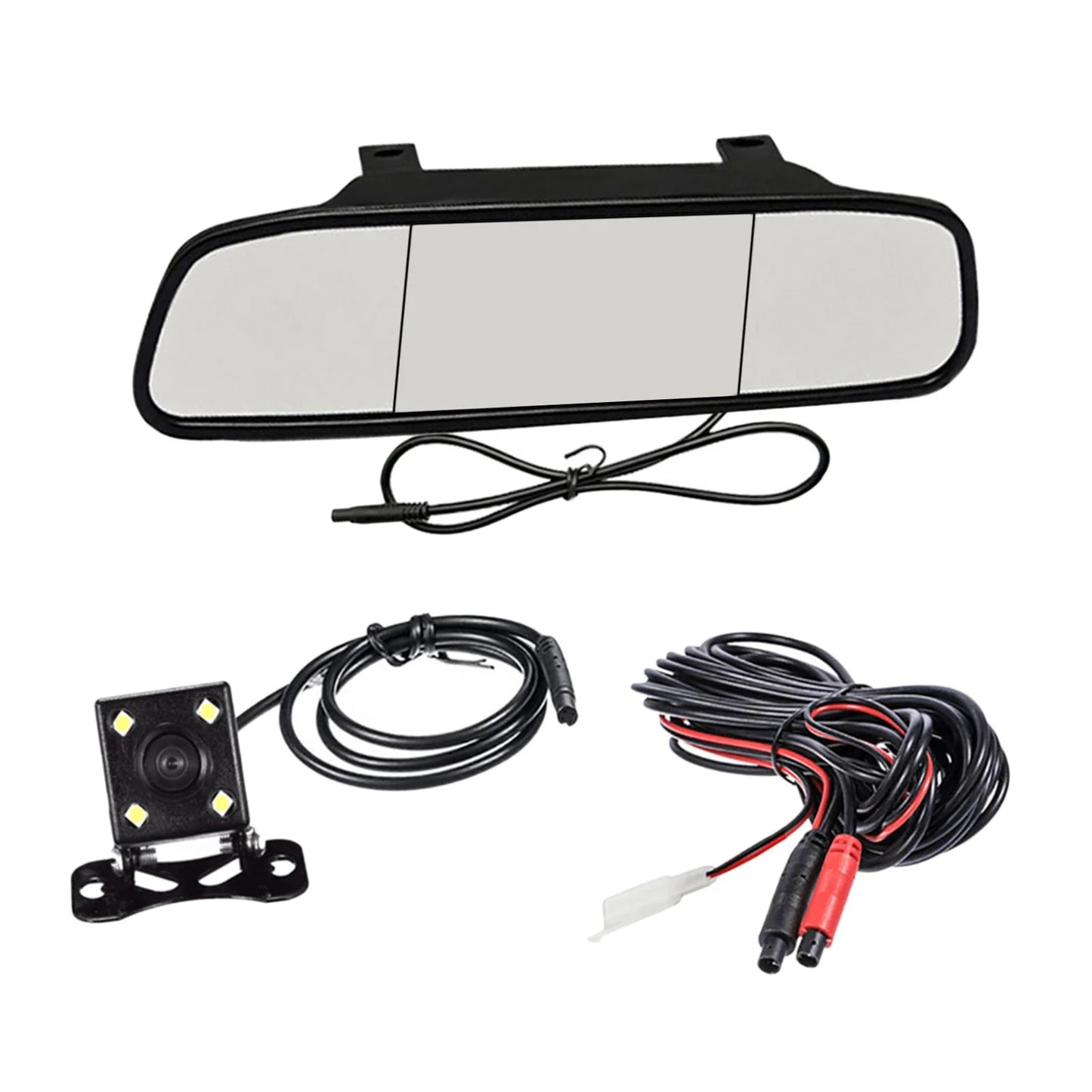 Video with Monitor Car Display Camera Rearview Inch 5 Mirror Reversing Auto