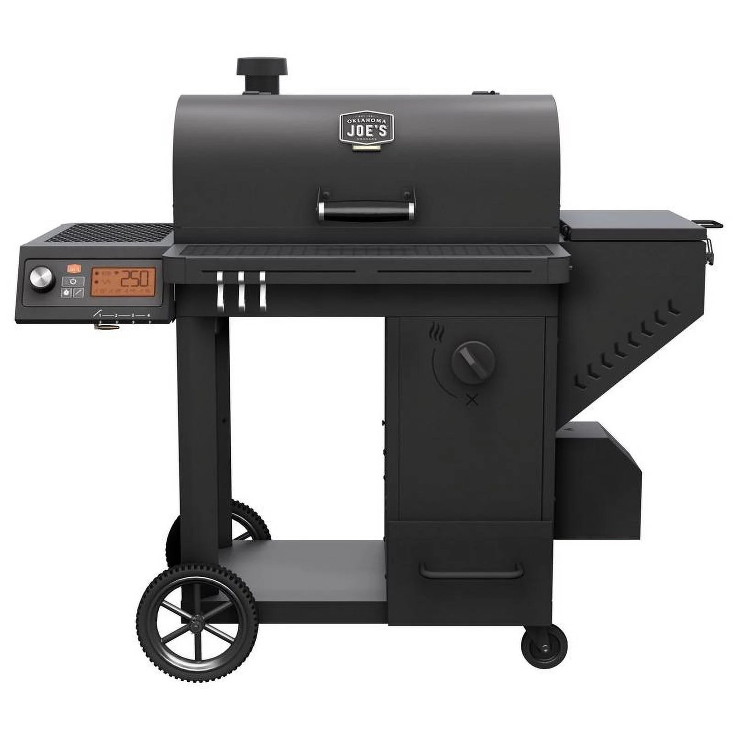 Traditional Smoker Oklahoma Charcoal/Wood Joe's Black