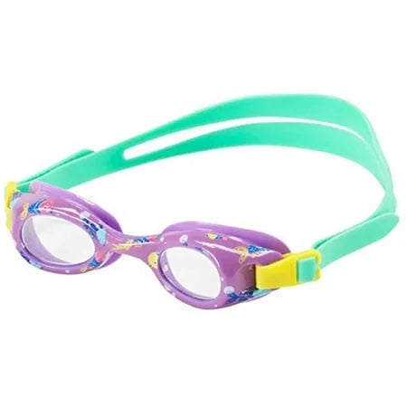 Swim Glide with Protection, old years with Kid's UV Prism LatexFree, ages 3-8 Speedo Violet Flex Fish, for Goggles, Print Fit Anti-Fog,