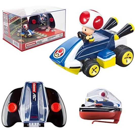 Remote Collectible 2.4 Mini Kart Toad GHz RC - Nintendo Toy Vehicle Carrera Radio Mario Control Car