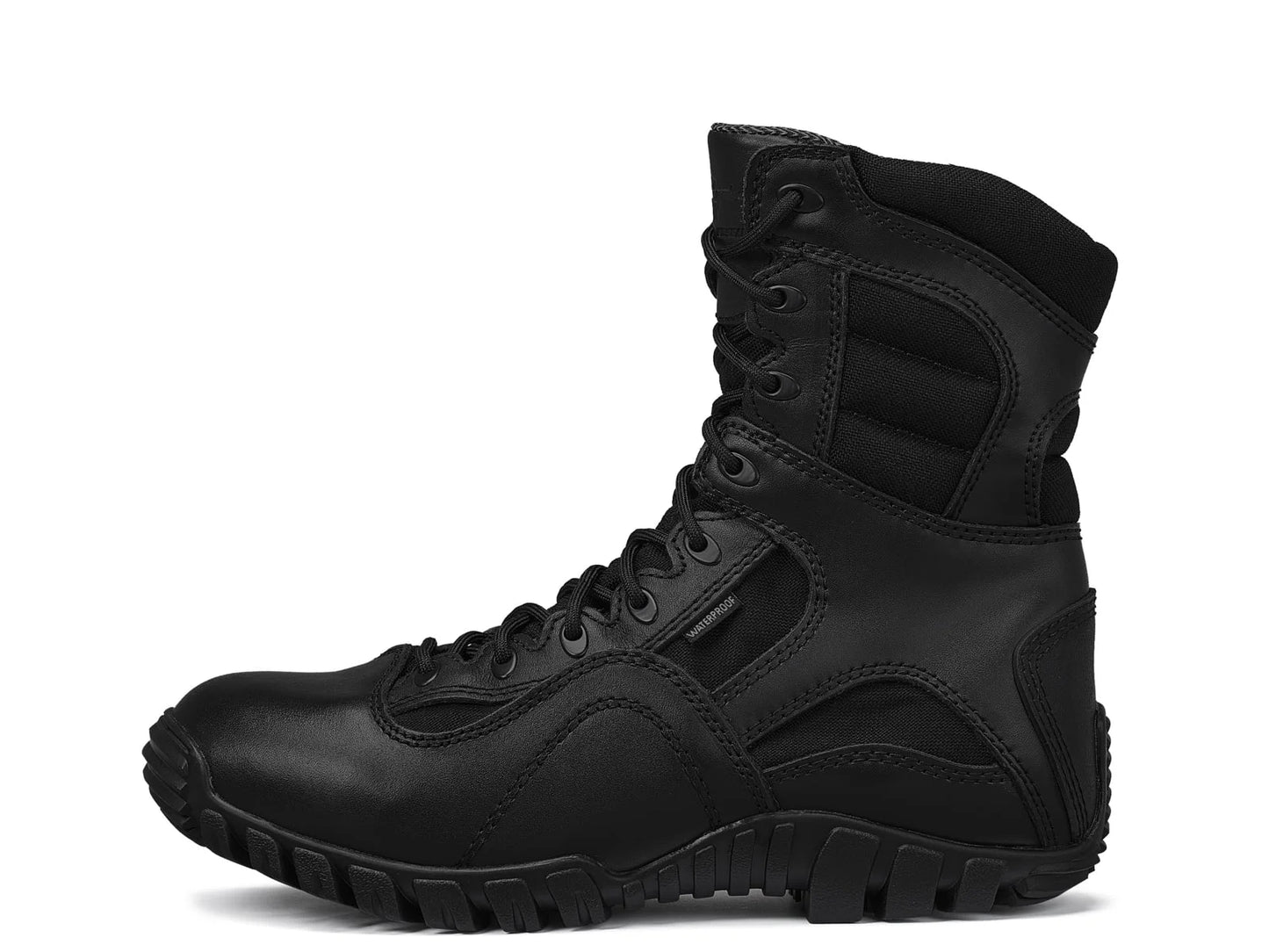 Mens, Regu Black, Side-Zip Waterproof Belleville - 16, Boot Lightweight