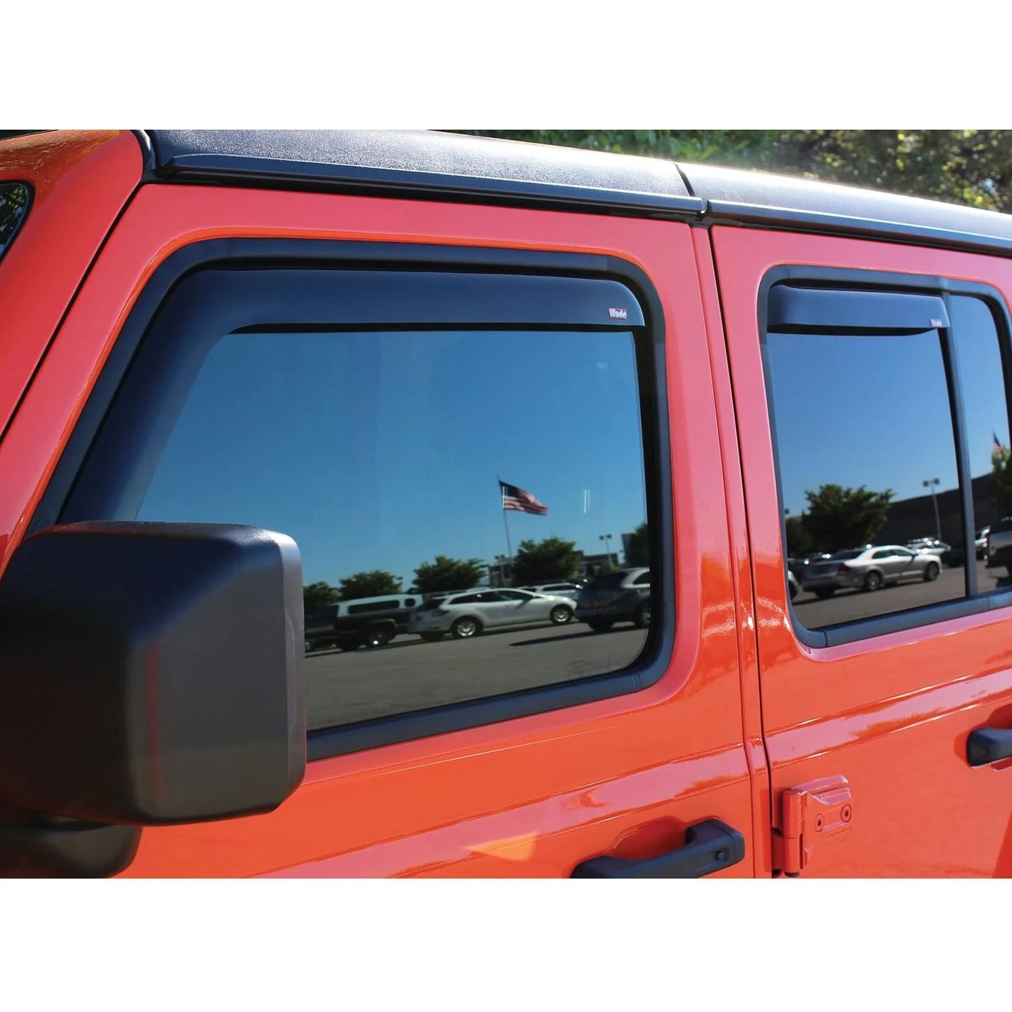 UNLIMITED SPORT, UNLIMITED WRANGLER select: In-Channel (JL) Wind Fits Westin JEEP Wrangler JEEP Fits 18-23 2021 WRANGLER 72-51499 SAHARA 2018-2019 Deflector