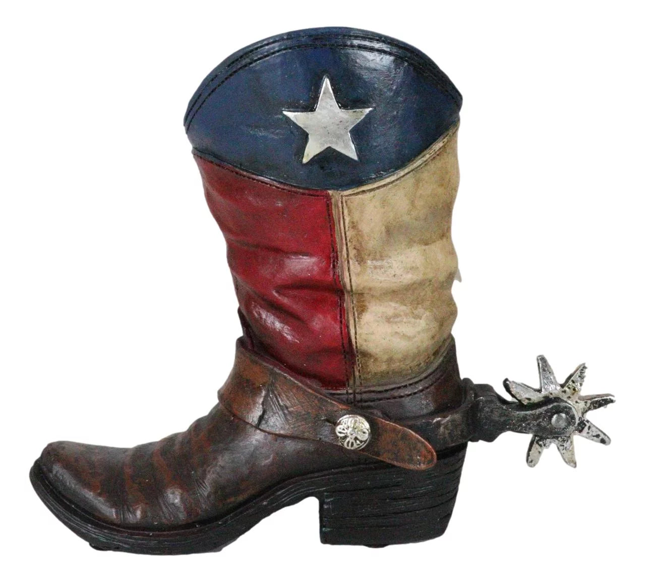 Cowboy Texas Money Patriotic Bank Rustic Western Flag Boot State Piggy Coin