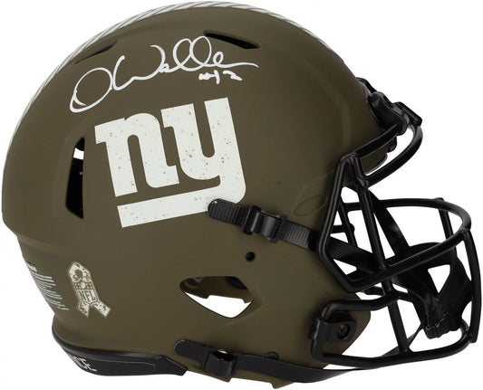 Autographed Certified Waller Speed Authentic Darren Service 2022 Giants Fanatics - Helmet Salute to Authentic York Riddell New