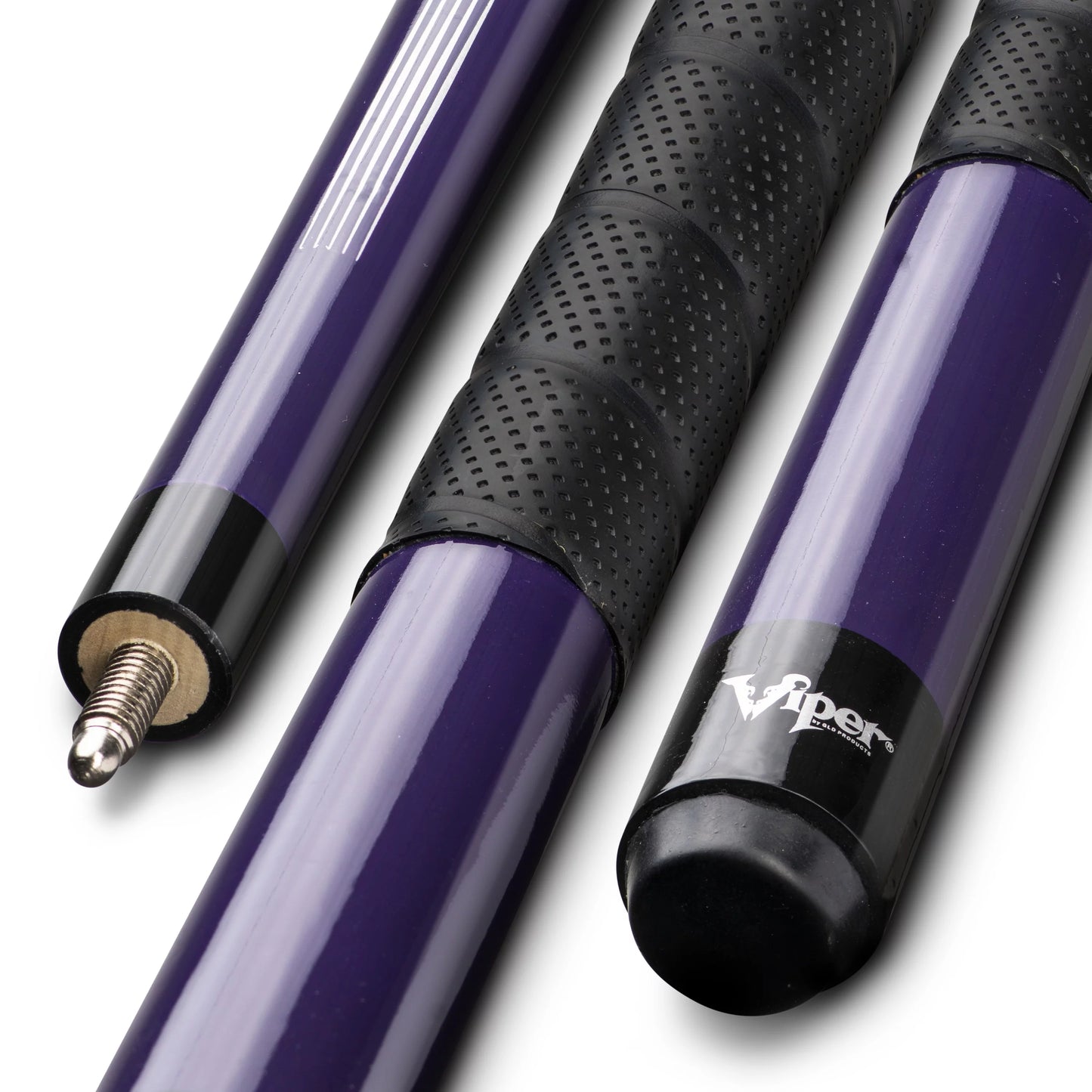 2 Piece, Ounce Billiard/Pool 58" Sure Cue, Grip Viper Purple, Pro 20