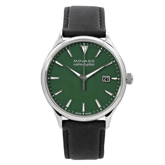 Dial Men's Quartz Movado Green Heritage 3650156 Watch