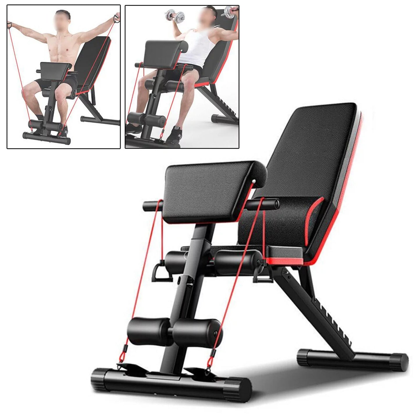 Bench Decline Workout Body Folding Full with Exercise TOOL1SHOoo Gym Adjustable for Incline Foldable Home Weight Fast