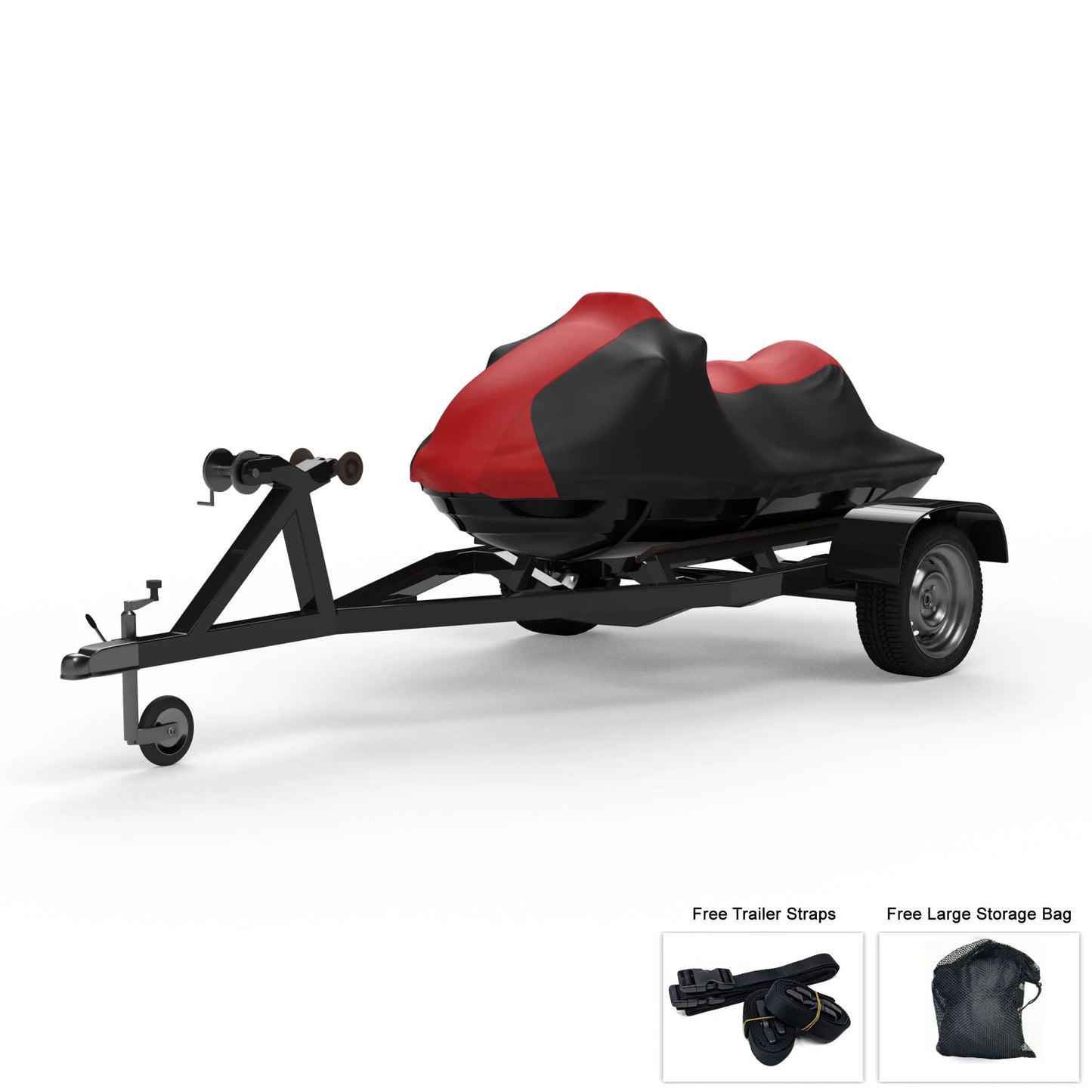 - Includes from Trailerable And Bag LX Color Rays, For UV Wave All More! YAMAHA Sun, 650 Trailer Rain, Runner And RED Weather Straps - Cover Weatherproof Jet Ski - Protects 1991-1993 Storage / Black -