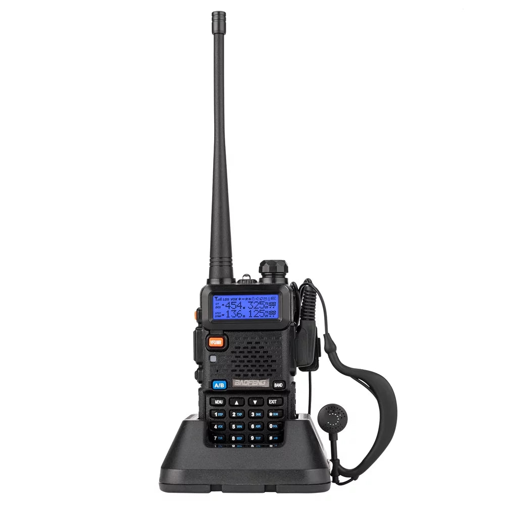 5W mAh Walkie Radio Band UV-5R two Dual FM RF 1800 Talkie UBesGoo Ham Radio Way Baofeng