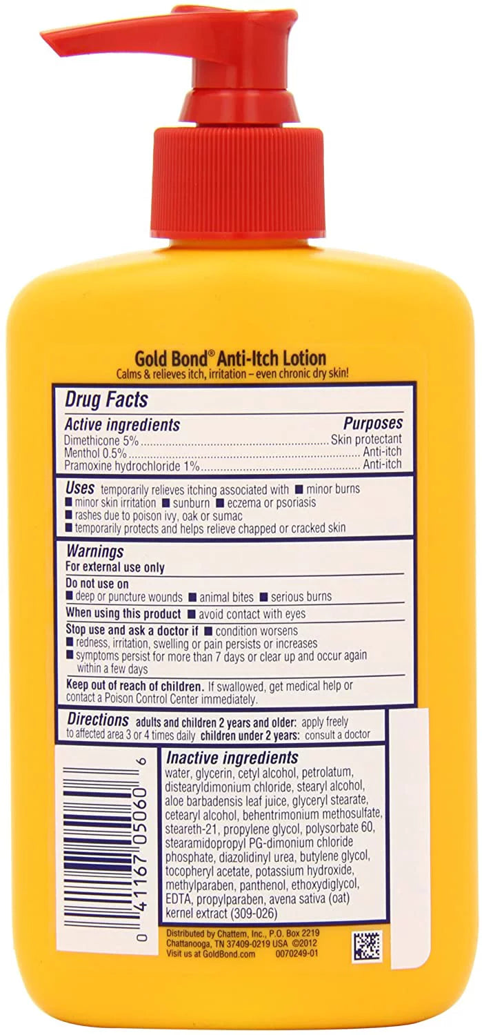 of Bond Gold Lotion (Pack 5.50 3) Anti-Itch oz