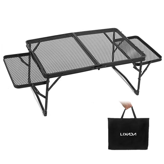 Camping Food Prep Cooking Station, Dining Picnic Table, Portable Gear Table, Anself Folding