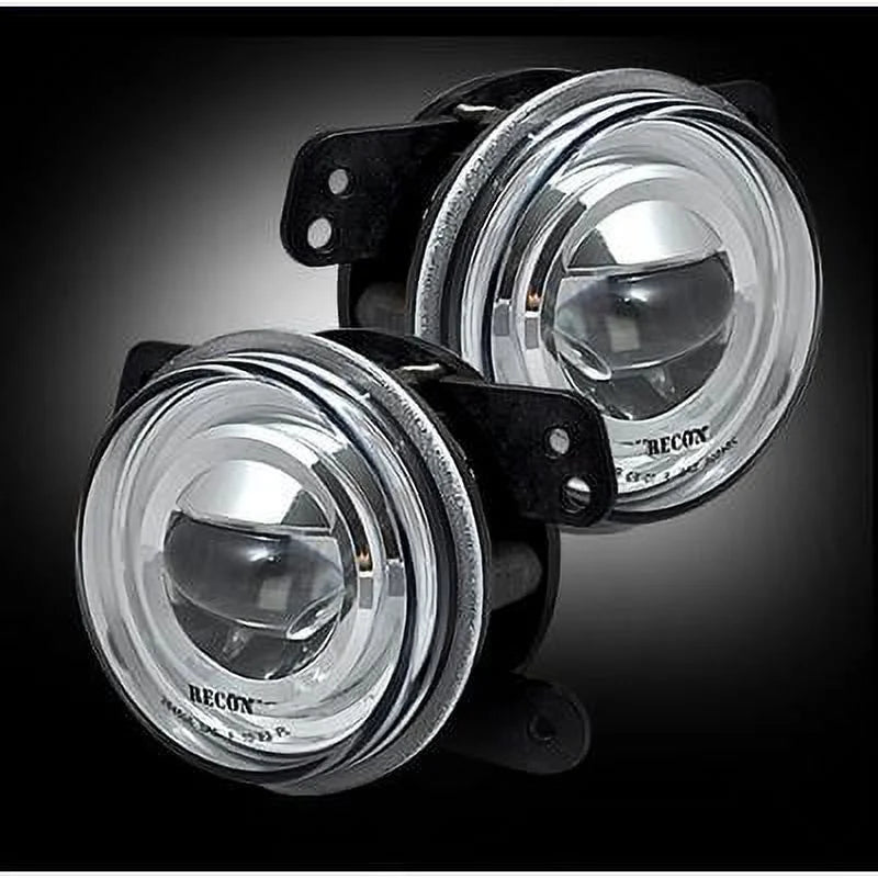 264506CL Lights For JK Jeep Fog 07-15 Clear Wrangler 2-Piece Set RECON LED