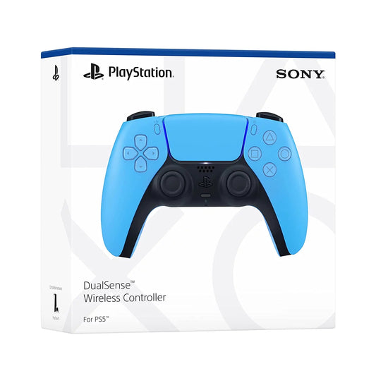 Restored Wireless Sony (PS5) Starlight DualSense Controller (Refurbished) 3006394 Blue