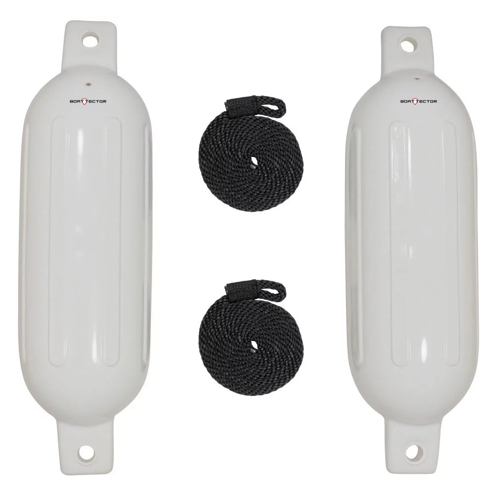 3006.7201 2-Pack Value Fender Max White 6.5" Extreme BoatTector - Inflatable x 22",