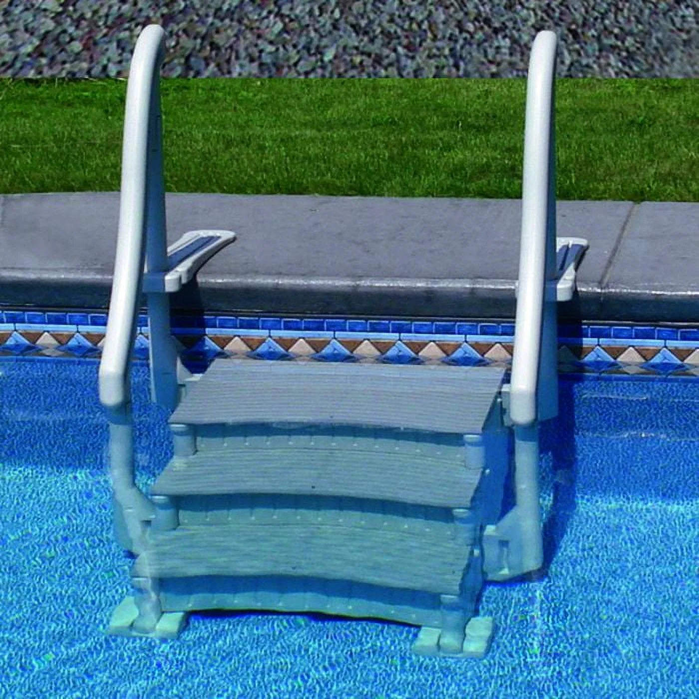 System Swimming Curve Confer In-Ground Pools Step for