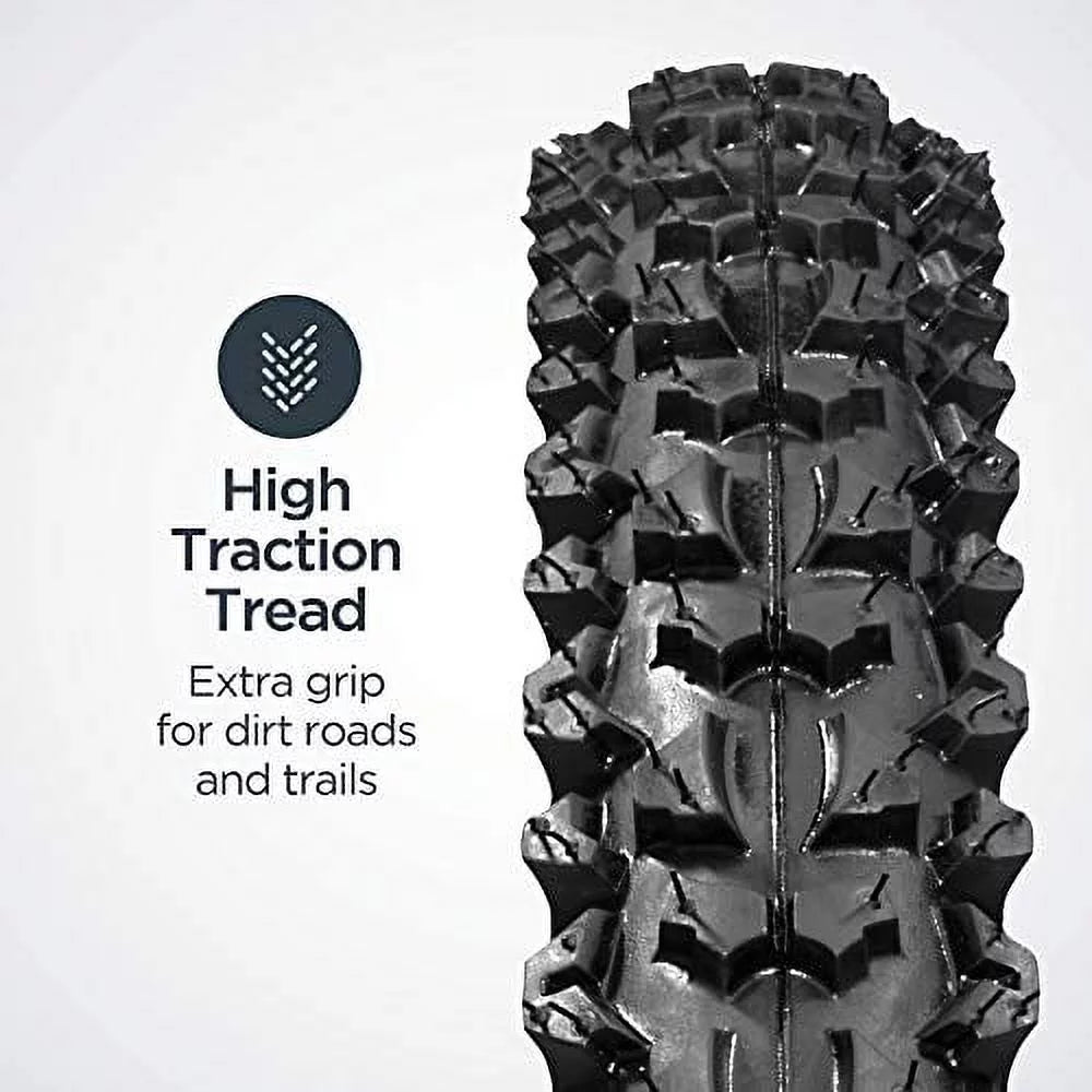 Black , Bead Schwinn 1.95-Inch 24 x Mountain Tire, Steel Bike, Bike Replacement with