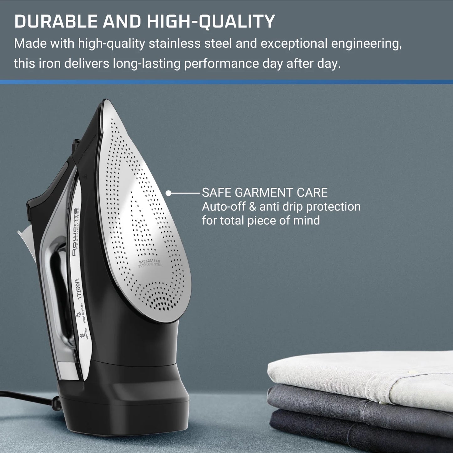 Cordreel Rowenta Accessteam Iron, Black