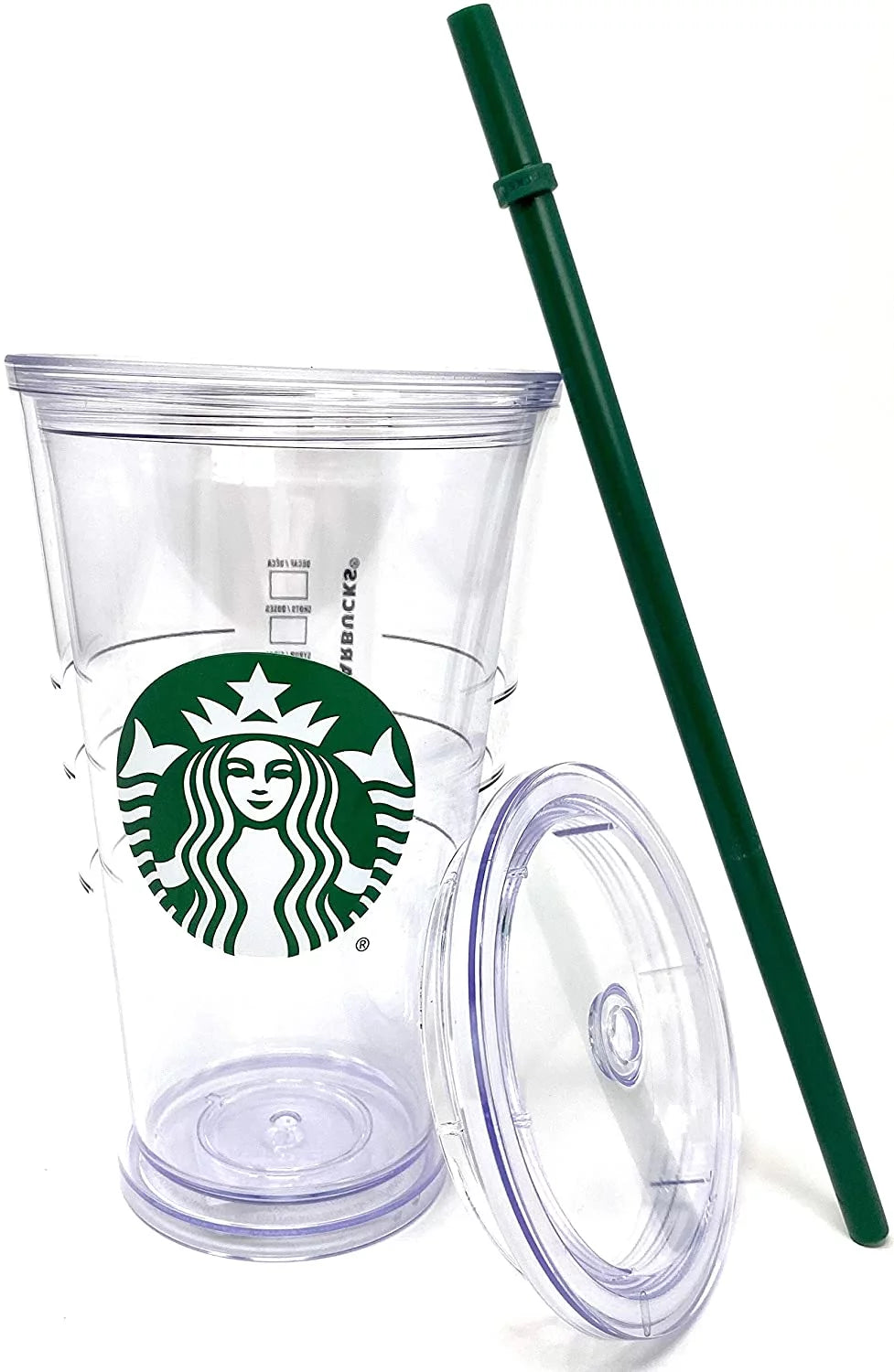 Straw With Logo Clear Grande - Cold Green Cup Traveler 16oz Starbucks Tumbler