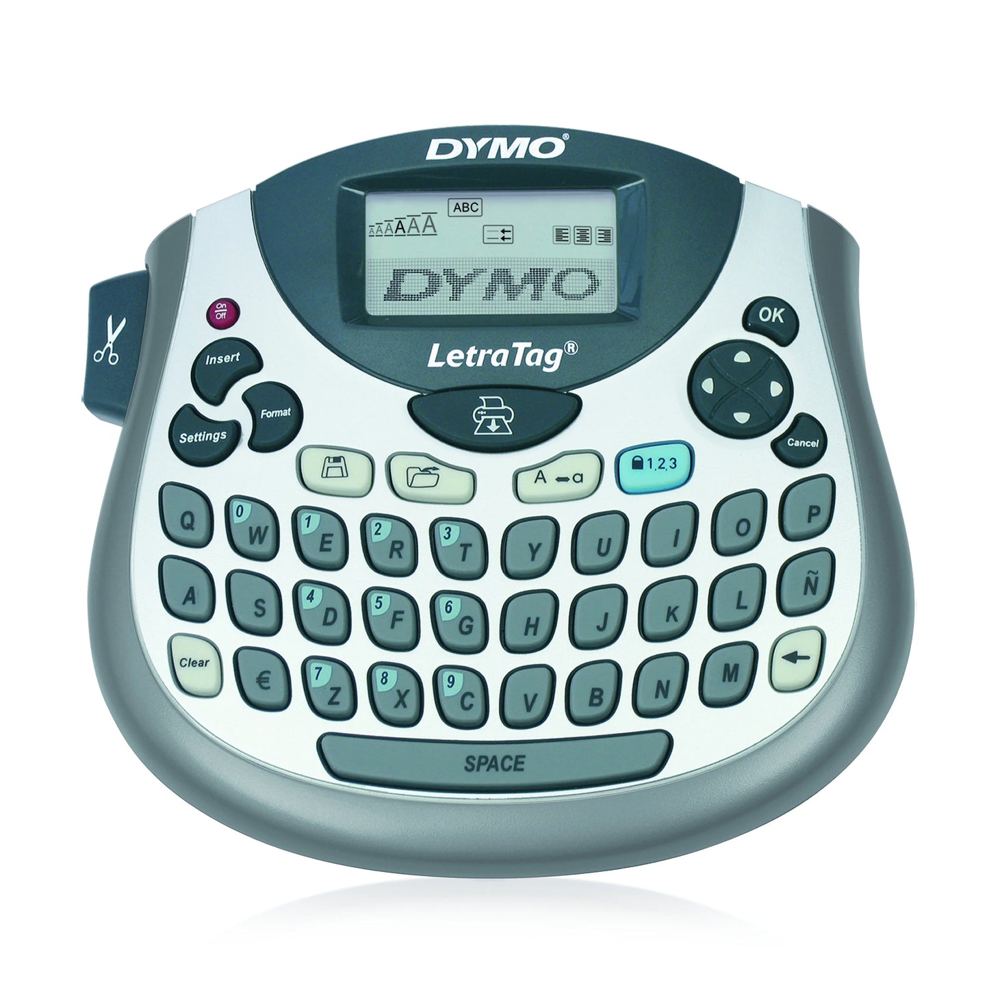 Label White Black LetraTag DYMO Includes Maker, Label Print 100T Paper QWERTY on