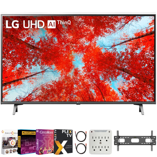 TV 4K 50UQ9000PUD LG HDR Bundle (2022) UHD Kit Streaming Inch 50 LED Mounting and Movies Complete Premiere with