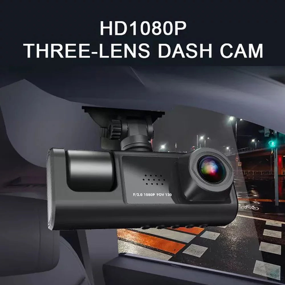 Rearview Dash Cam Recording, Clear Recorder Nebublu for Mirror Multi-Language Driving Safety Car with Auto