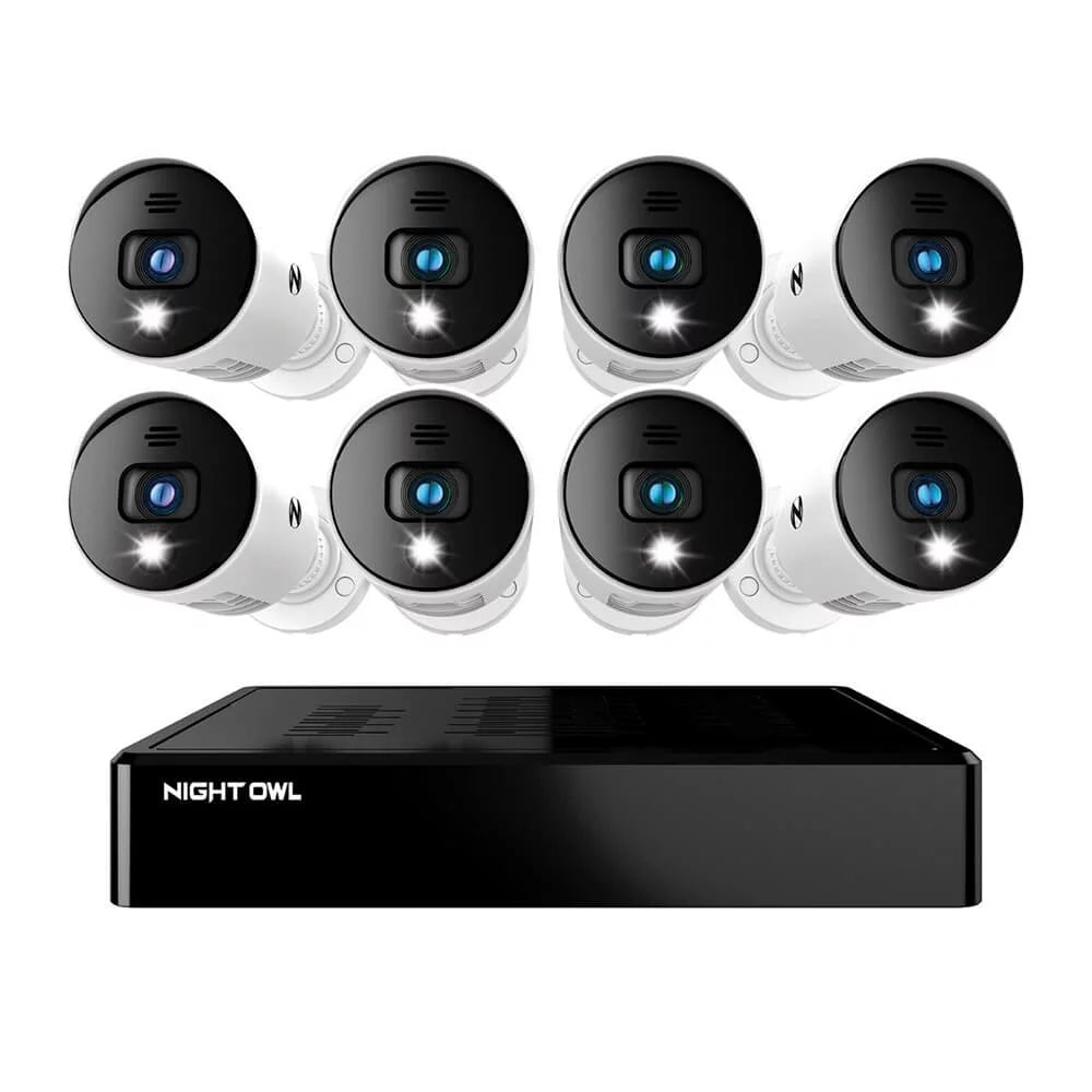 1080p Channel & 1080p 8 Cameras 8 Audio with BTD2818LSA DVR Light BTD2 Series x Bluetooth Night Owl