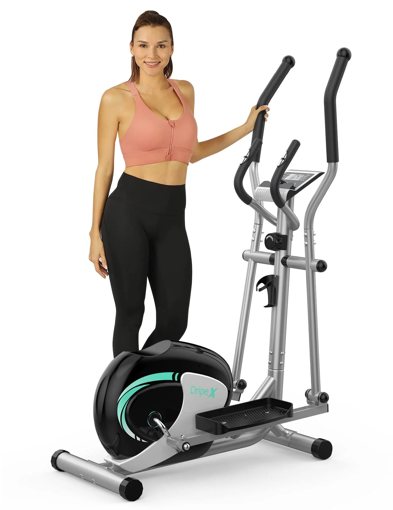 265lb Neche for Fitness Home Gym Equipment Magnetic Elliptical Trainer Cardio Machine, Workout Elliptical