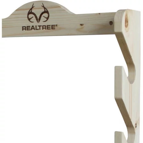 with Creek Gun Hardware Pine Durable Rack Hidden Realtree Solid - Wall - Rush Handcrafted 4 Creations