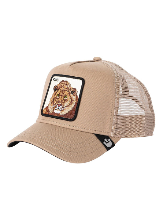 Lion King The Trucker Bros. Goorin Cap, Beige