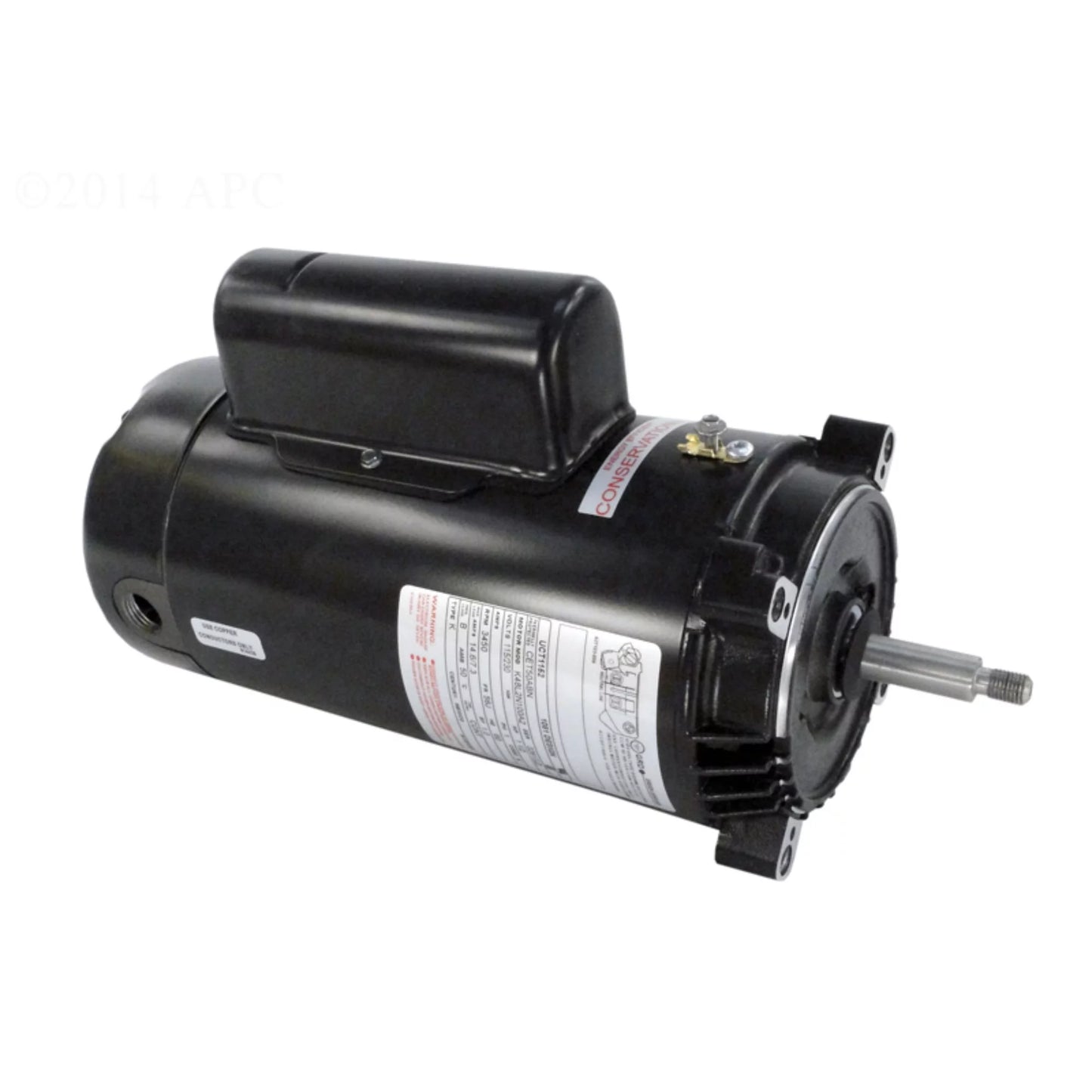 C Shop Motor, 1.5 HP SF 1 Supply Conservationist The Pool Face Pump Pool